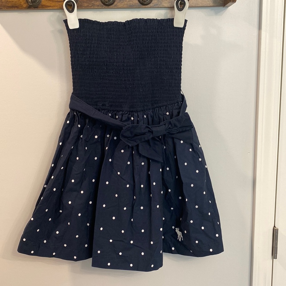 Abercrombie and Fitch navy blue dress size large